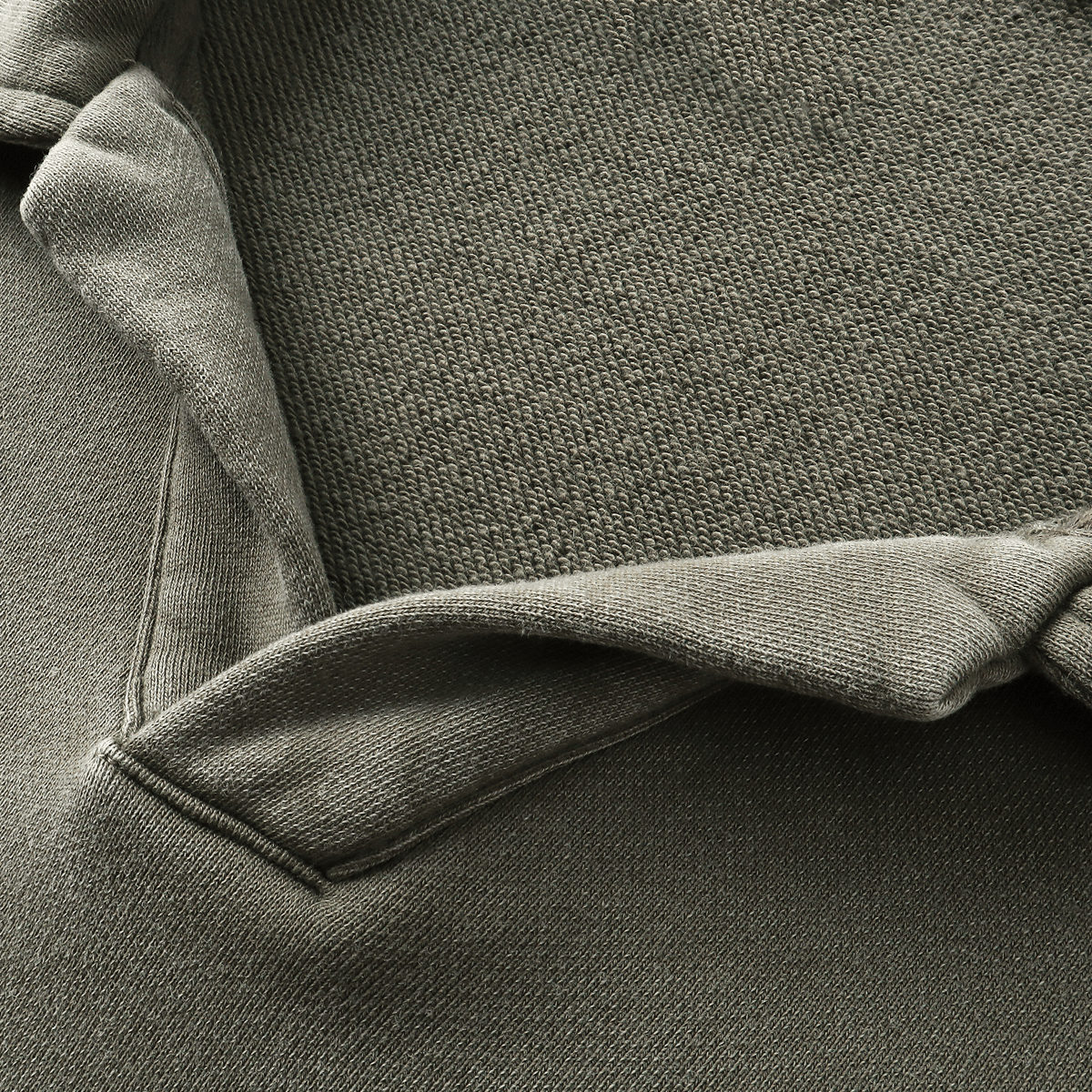 Acts9.2 Distressed French Terry Collared Shirt