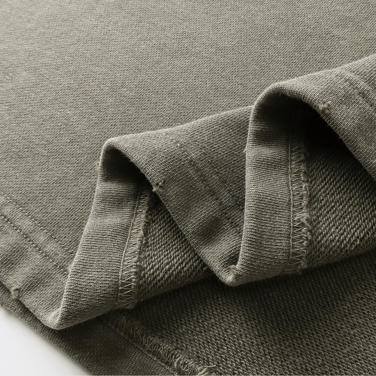 Acts9.2 Distressed French Terry Collared Shirt