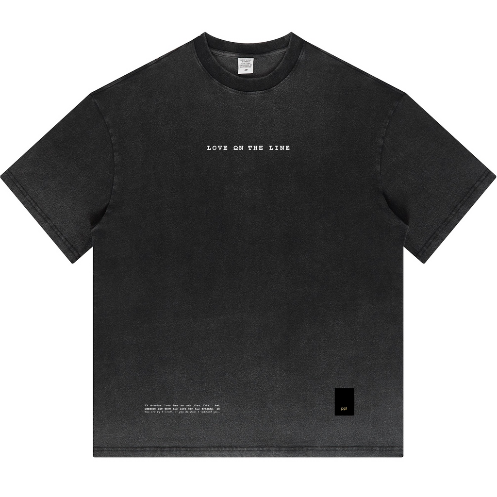 Love On The Line Dopamine Washed T