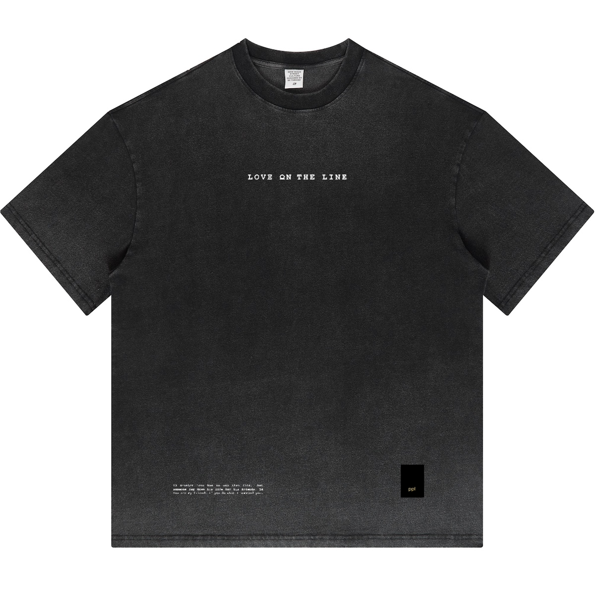 Love On The Line Dopamine Washed T