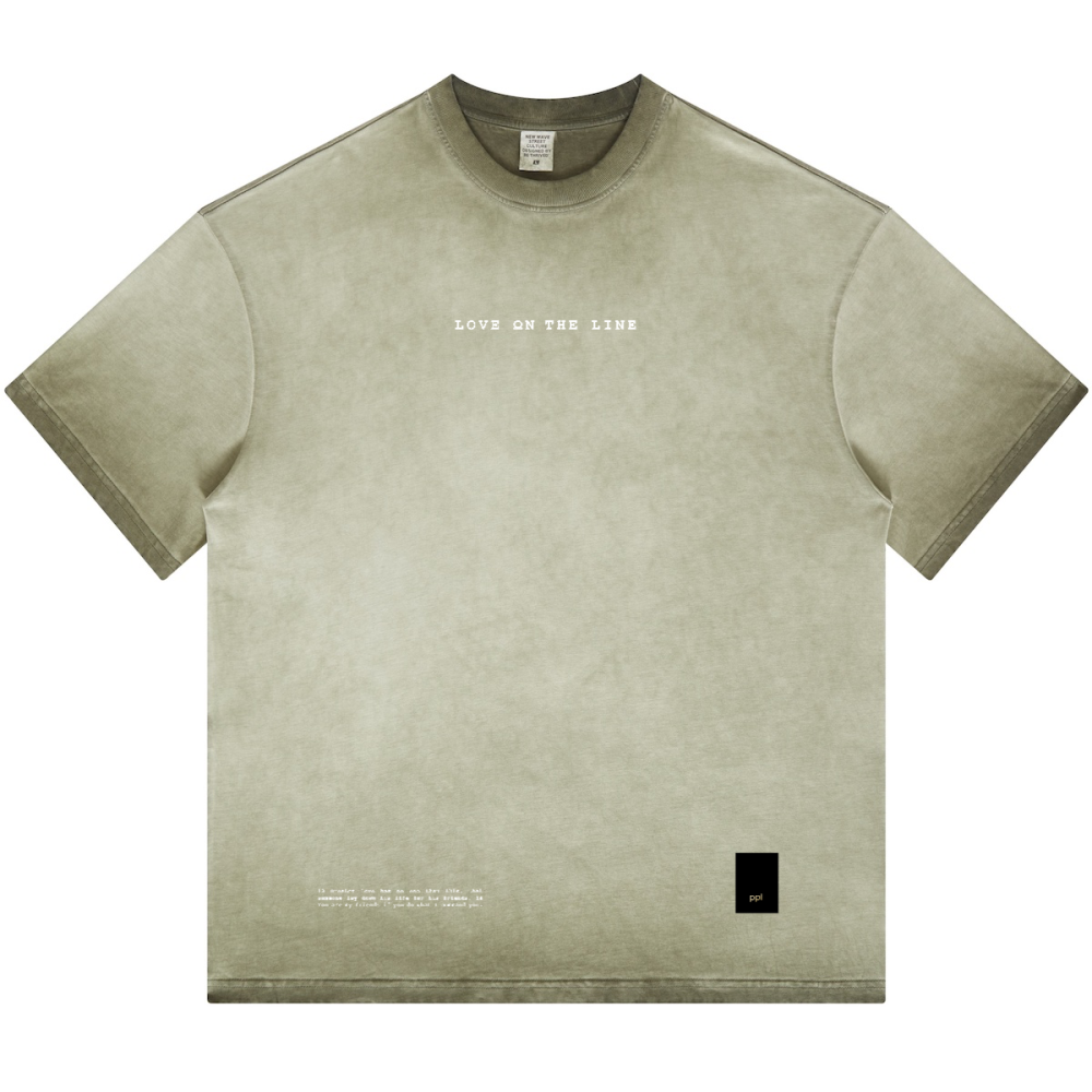 Love On The Line Washed T