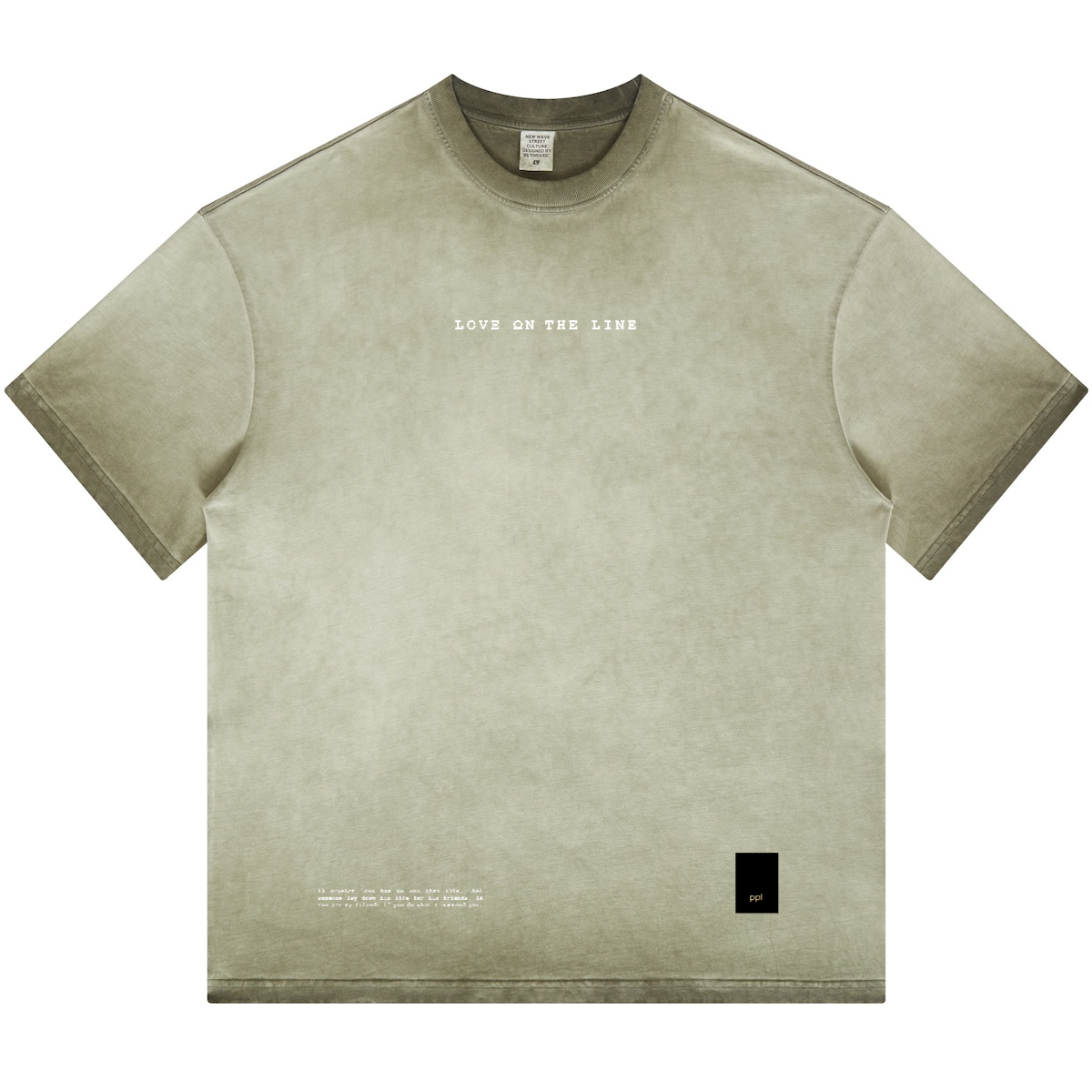 Love On The Line Dopamine Washed T