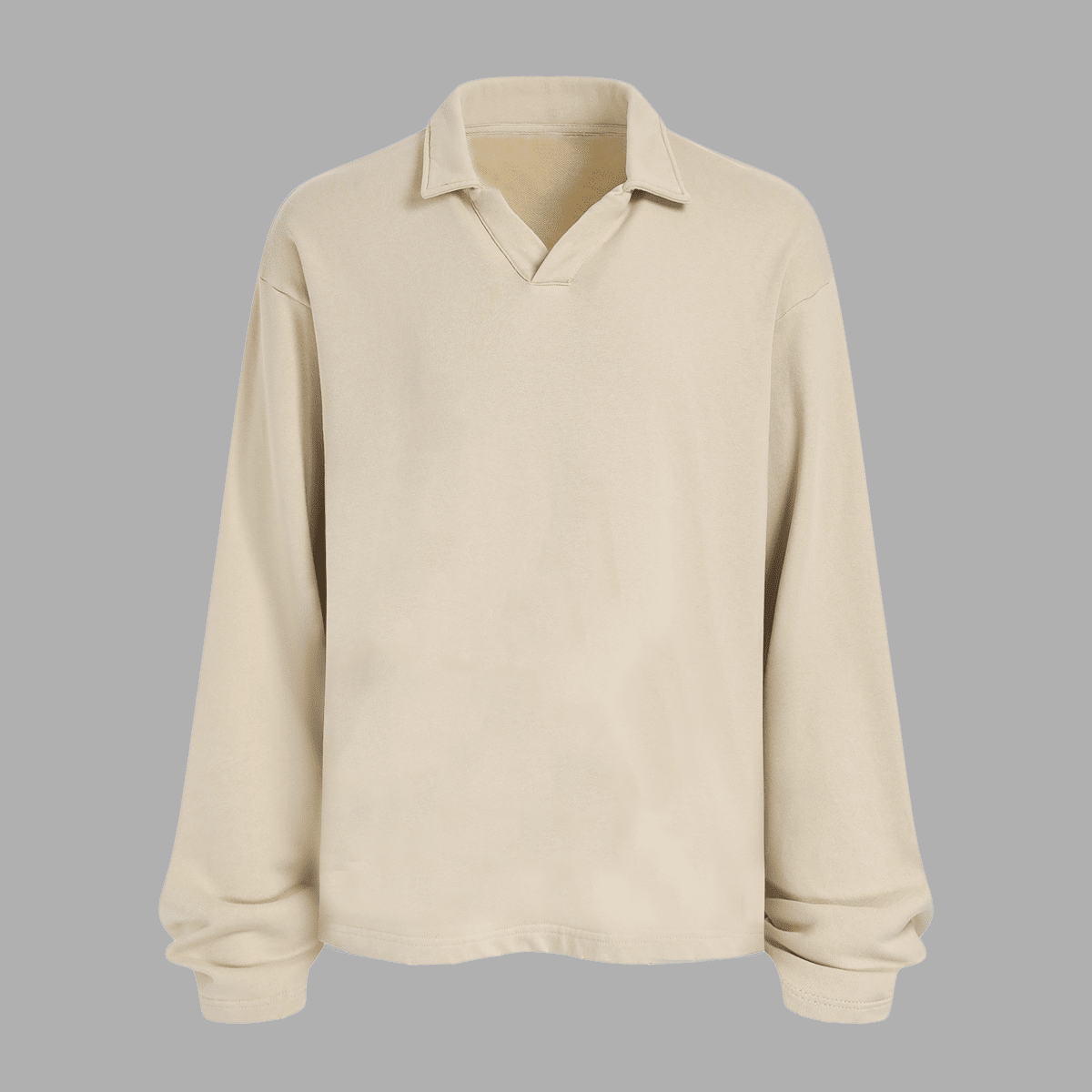 Acts9.2 Distressed French Terry Collared Shirt