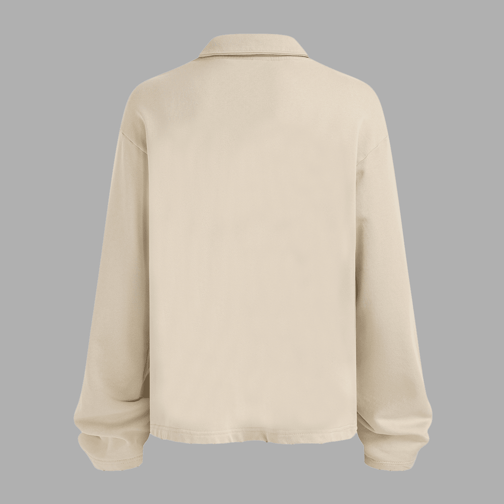 Acts9.2 Distressed French Terry Collared Shirt