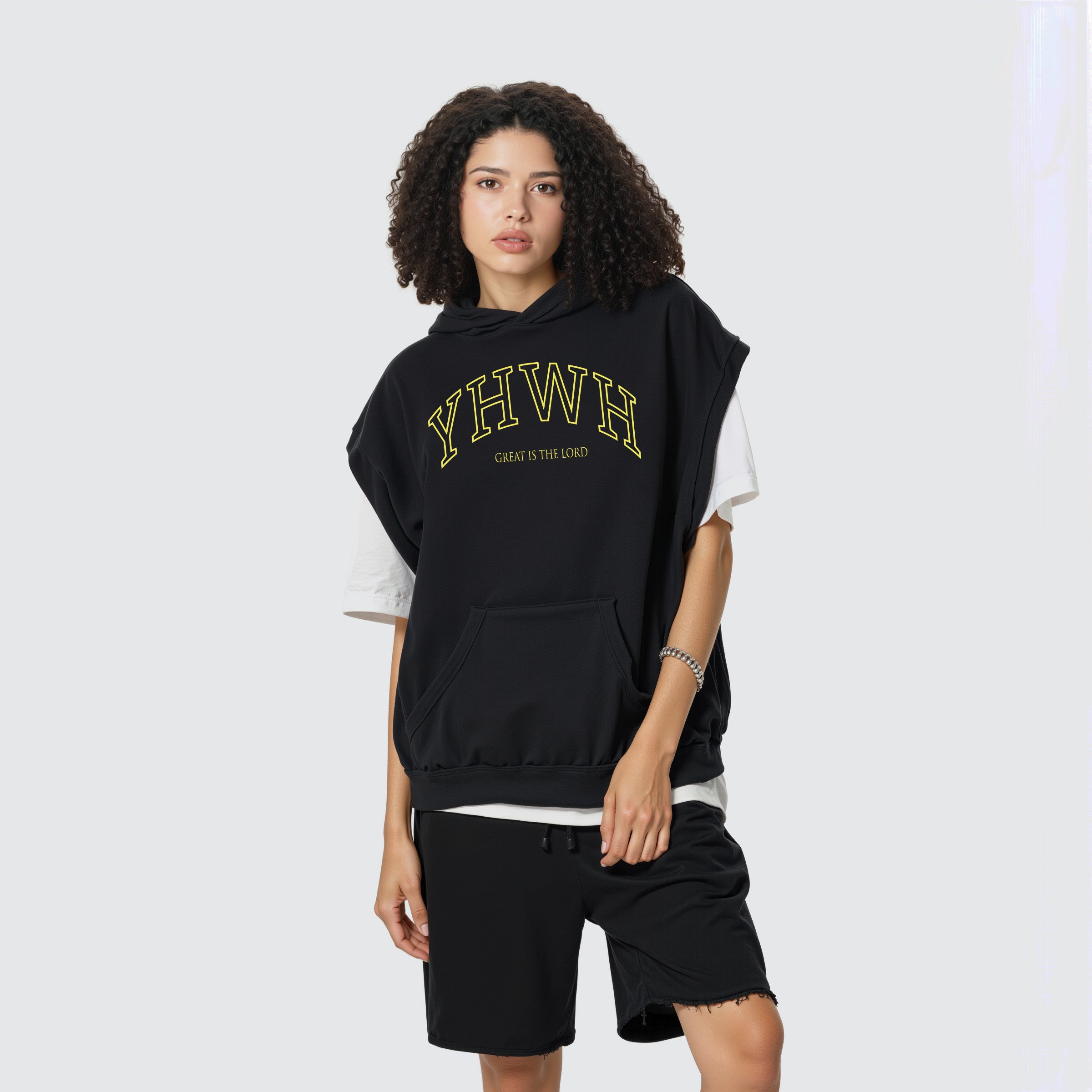 YHWH Sleeveless Hoodie